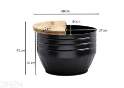 Sohvapöytä Ø 60 cm