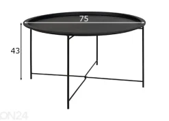Sohvapöytä Corti Ø75 cm