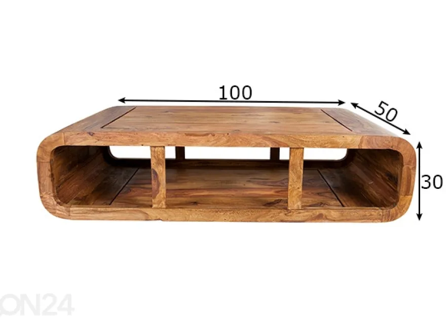Sohvapöytä Curved II