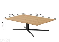 Sohvapöytä Dante 80x120 cm