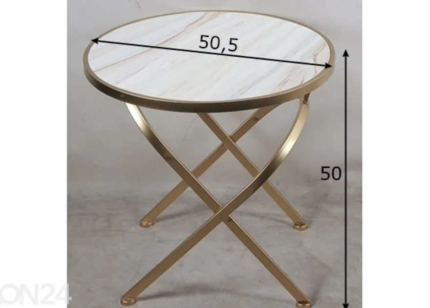Sohvapöytä Glam Ø50,5 cm, kul