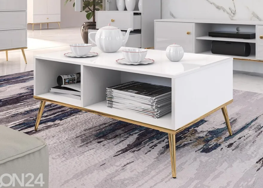 Sohvapöytä Gloss 60x90 cm