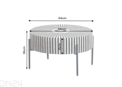 Sohvapöytä Harmony Ø 64 cm