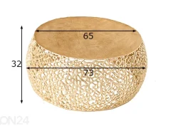 Sohvapöytä Leaf Ø 65 cm