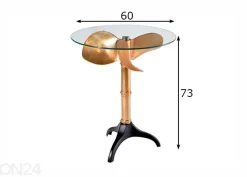 Sohvapöytä Ocean Ø 60 cm