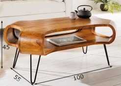 Sohvapöytä Organic Living 100x55 cm