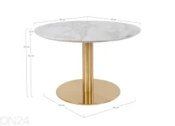 Sohvapöytä Piacenza Ø70 cm