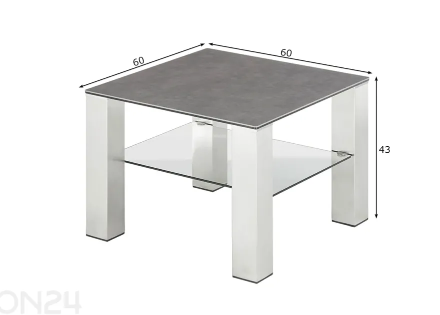 Sohvapöytä Puno 60 cm