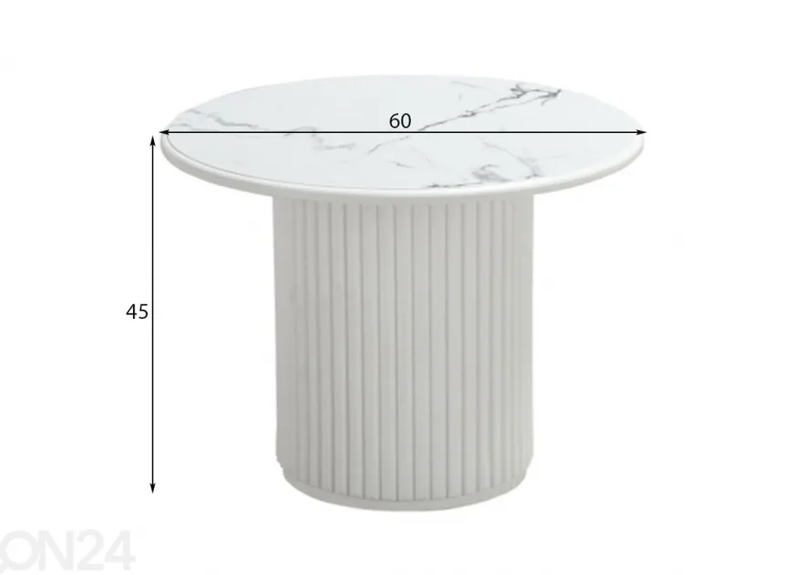 Sohvapöytä Round Ø 60 cm
