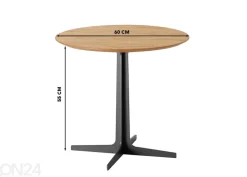Sohvapöytä/sivupöytä Tess Ø 60 cm