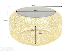 Sohvapöytä Spin Ø 74 cm