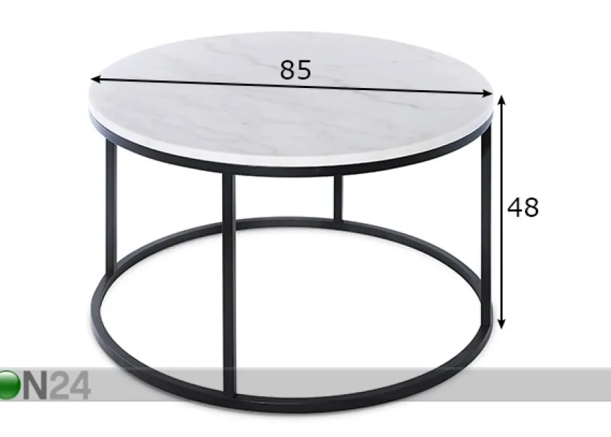 Sohvapöytä This Ø85cm