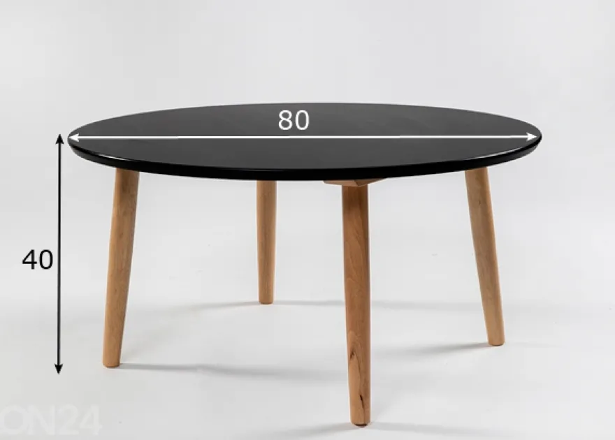 Sohvapöytä Veneto Ø 80 cm