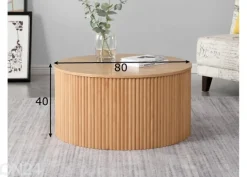 Sohvapöytä Verso Ø 80 cm