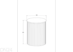 Sohvapöytä Verso Ø 40 cm