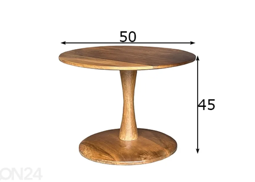Sohvapöytä Vivian Ø 50 cm
