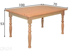 Sohvapöytä 100x70 cm