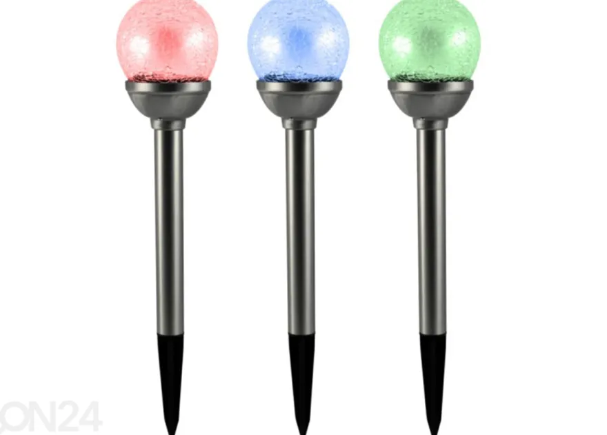 Solarvalo Kula LED RGB, 2 kpl