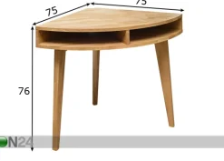 Tammi kulmapöytä Scan