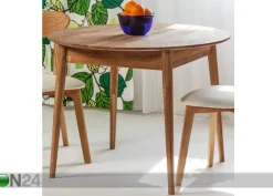 Tamminen ruokapöytä Scan Ø85 cm