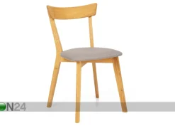 Tammi ruokapöytä Lem 90x90 cm + 2 tuolia Viola harmaa