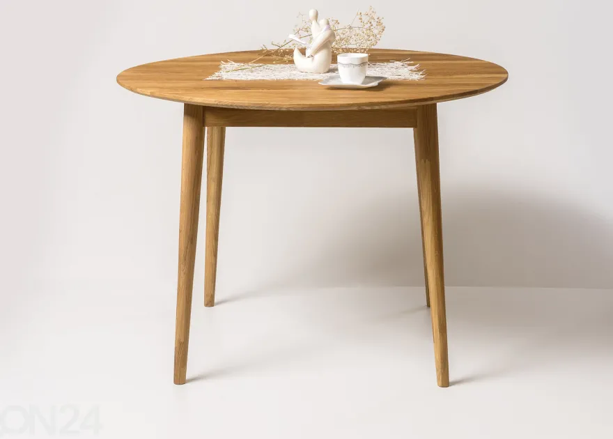Tammi ruokapöytä Vienna Ø110 cm