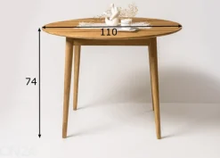 Tammi ruokapöytä Vienna Ø110 cm