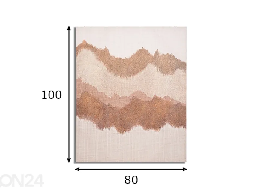 Taulu Browny 80x100 cm