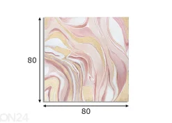 Taulu Pinkly 80x80 cm