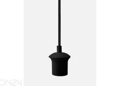 Tekstiilikaapeli pyöreä 120 cm, musta