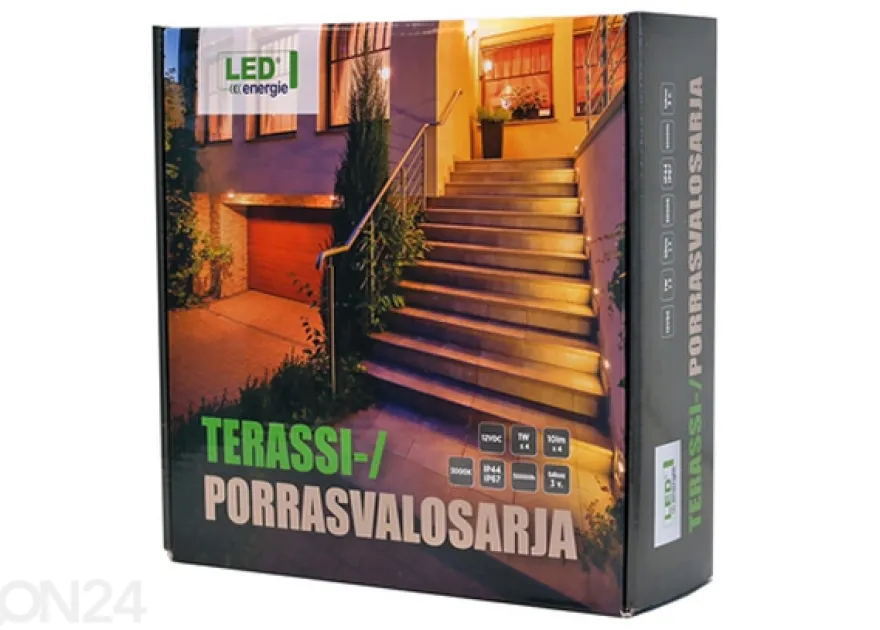 Terassivalaisimet 4 kpl LED