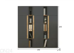 Toimistokaappi City 190 cm