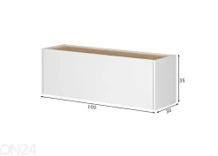 Toimistokaappi City 100 cm