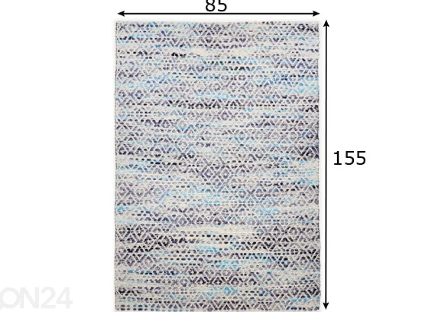 Tom Tailor matto Smooth Comfort Diamond 85x155 cm