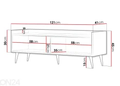 TV-taso Ademo 121 cm