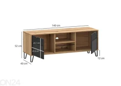 TV-taso Bellano 140 cm