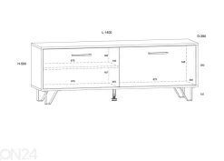 TV-taso Bos1 140 cm