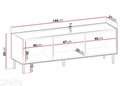 TV-taso Caen 144 cm