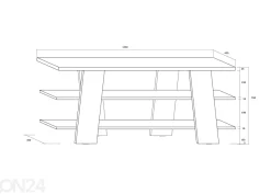 TV-taso Clonakilty 130 cm