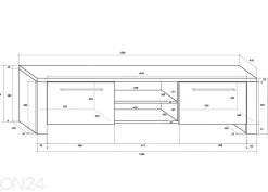 TV-taso 160 cm
