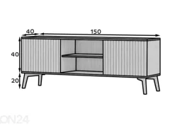 TV-taso 150 cm
