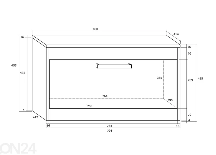 TV-taso Cobhy 80 cm