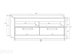TV-taso Cobhy 110 cm