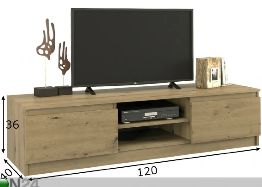 TV-taso Como 120 cm
