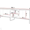 TV-taso Edego 200 cm