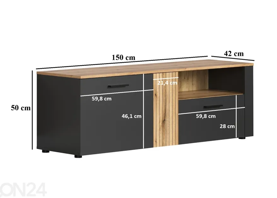 TV-taso Esteban 150 cm