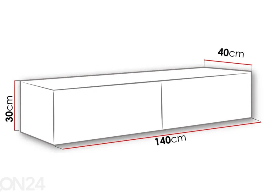 TV-taso Figo 140 cm