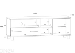 TV-taso Fresh 140 cm