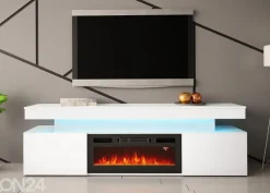 TV-taso Glossa 190 cm + sähkötakka + LED