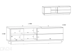 TV-taso Goleen 160 cm